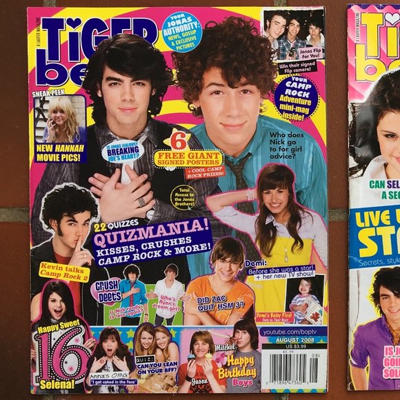 Tiger Beat Magazines (2008, 2008, 2009) - Picture 1 of 3